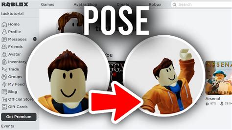 Next, go to the Create page and click on the Avatar tab. . How to change roblox profile pose